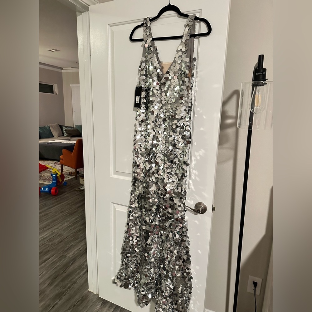 Fashion Nova Luxe Fully Sequin Gown